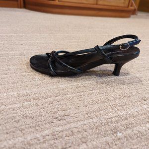 Black Kitten Sandals
